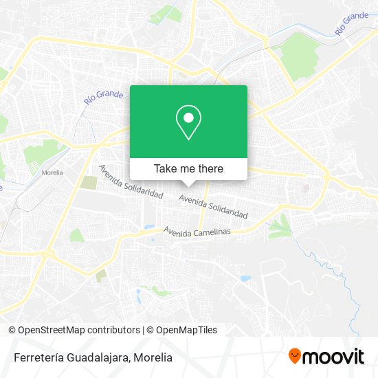 Mapa de Ferretería Guadalajara