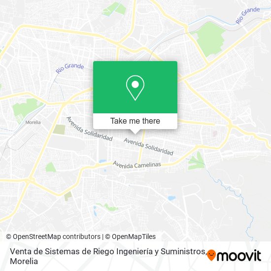 Venta de Sistemas de Riego Ingeniería y Suministros map