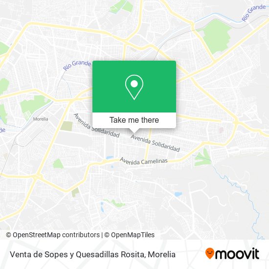 Venta de Sopes y Quesadillas Rosita map