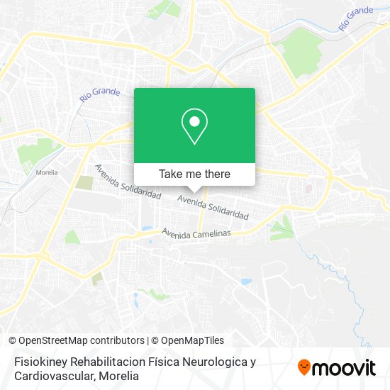 Mapa de Fisiokiney Rehabilitacion Física Neurologica y Cardiovascular