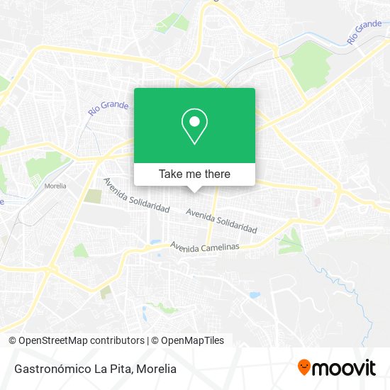 Mapa de Gastronómico La Pita
