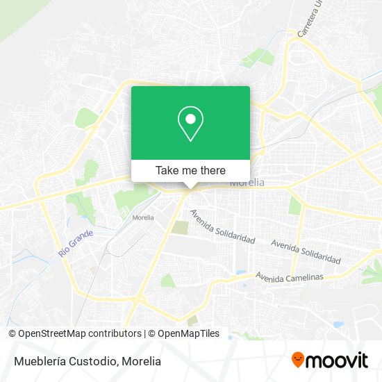 Mueblería Custodio map