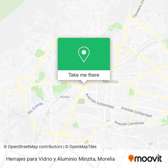 Herrajes para Vidrio y Aluminio Minzita map
