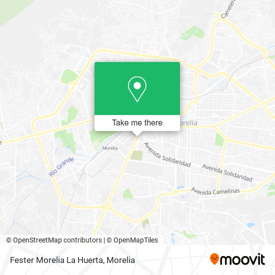 Fester Morelia La Huerta map