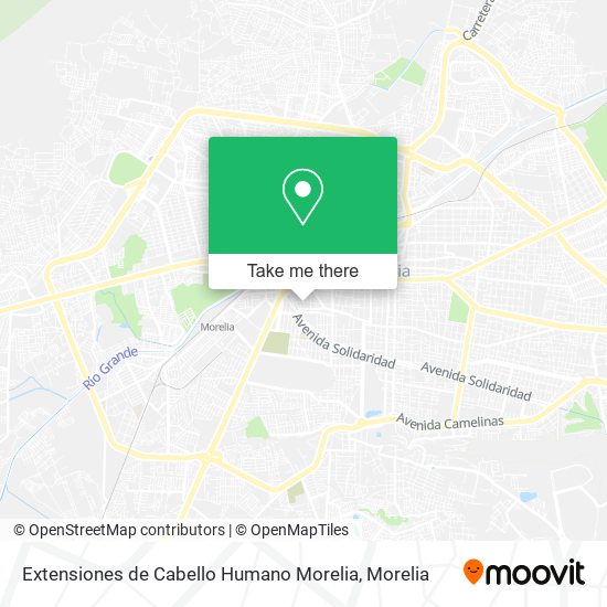 Extensiones de Cabello Humano Morelia map