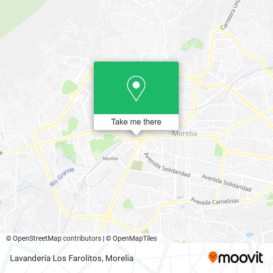Lavandería Los Farolitos map