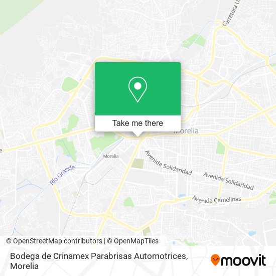 Bodega de Crinamex Parabrisas Automotrices map
