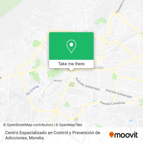 Centro Especializado en Control y Prevención de Adicciones map