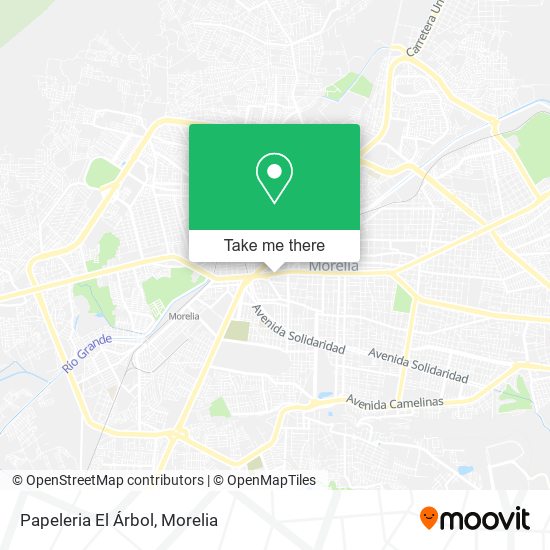 Mapa de Papeleria El Árbol