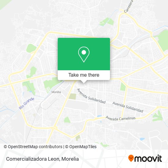 Mapa de Comercializadora Leon