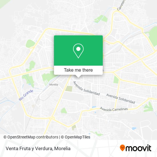 Mapa de Venta Fruta y Verdura