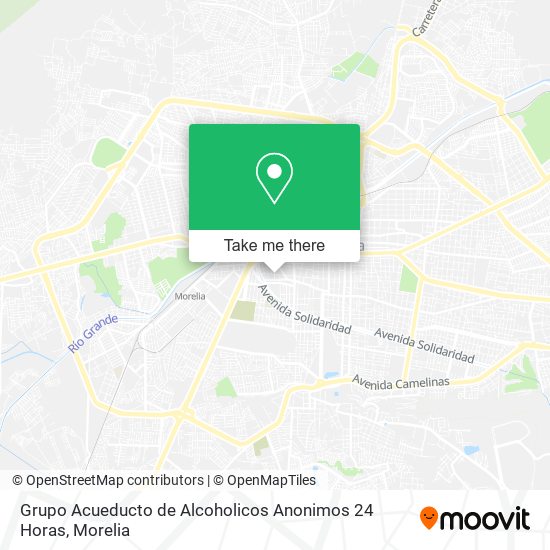 Mapa de Grupo Acueducto de Alcoholicos Anonimos 24 Horas