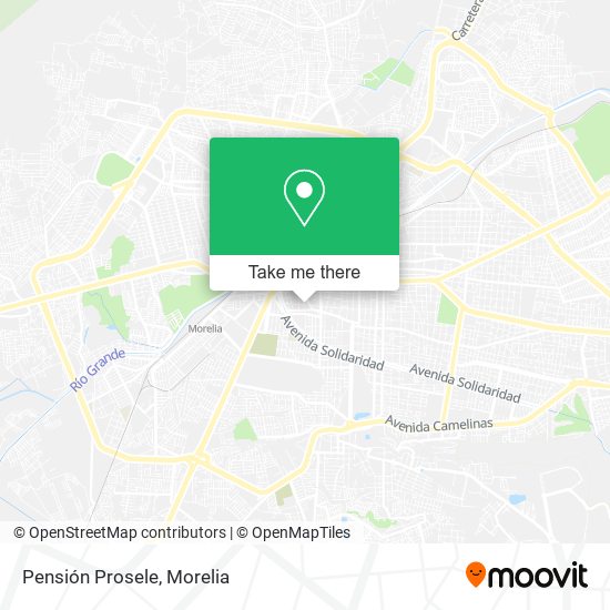Mapa de Pensión Prosele