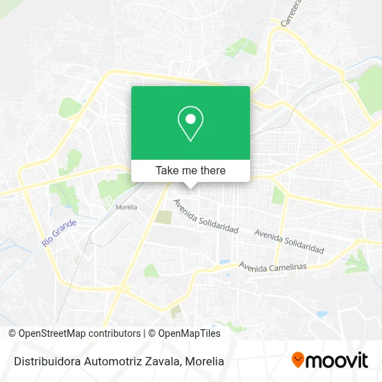 Distribuidora Automotriz Zavala map