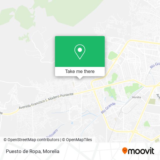 Mapa de Puesto de Ropa