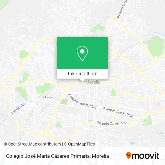 Colegio José María Cázares Primaria map
