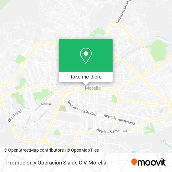 Mapa de Promocion y Operación S a de C V