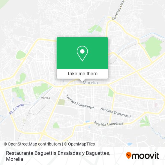 Mapa de Restaurante Baguettis Ensaladas y Baguettes