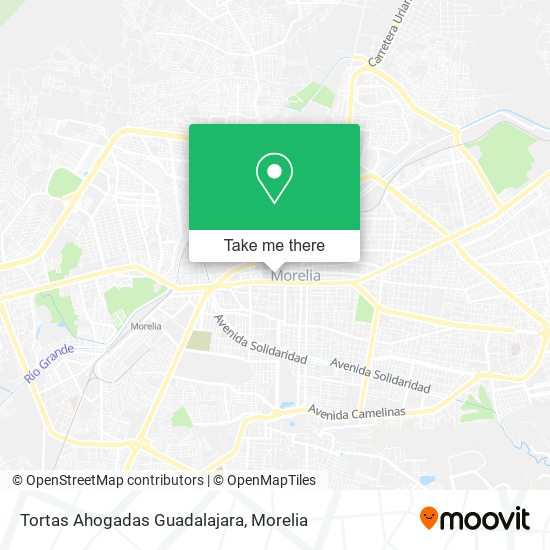 Mapa de Tortas Ahogadas Guadalajara