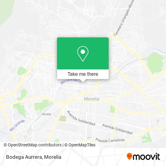 Mapa de Bodega Aurrera