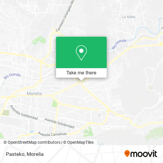 Mapa de Pasteko