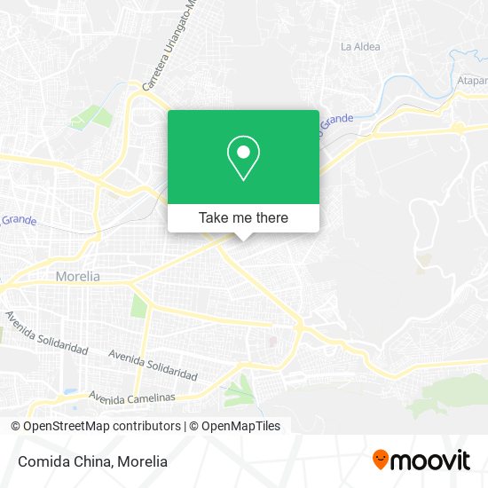Mapa de Comida China