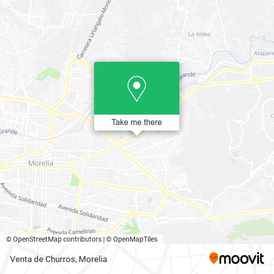 Mapa de Venta de Churros