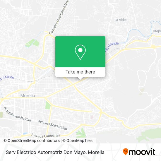 Mapa de Serv Electrico Automotriz Don Mayo