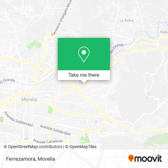 Mapa de Ferrezamora