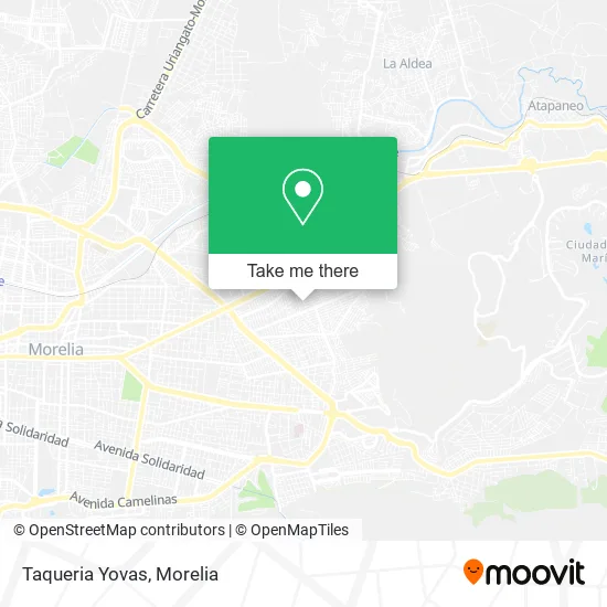 Taqueria Yovas map