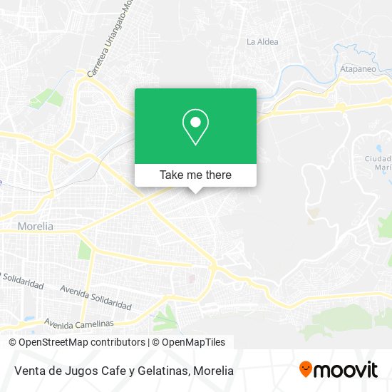 Venta de Jugos Cafe y Gelatinas map
