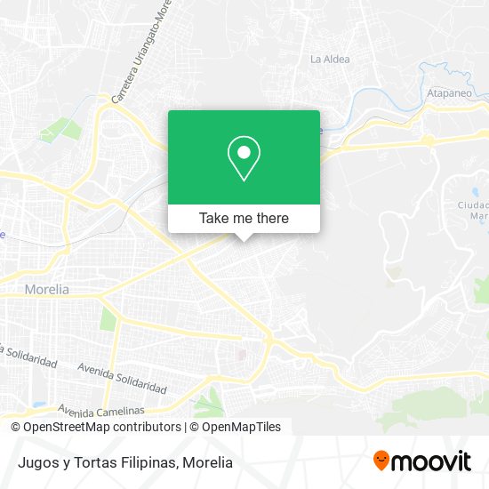 Mapa de Jugos y Tortas Filipinas