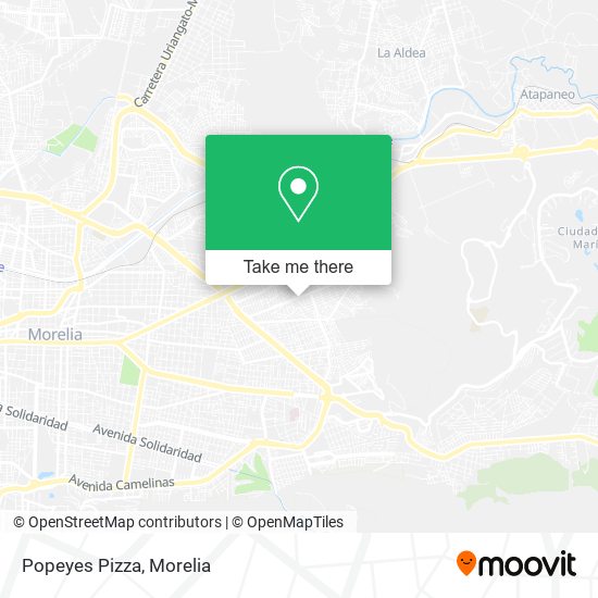 Mapa de Popeyes Pizza