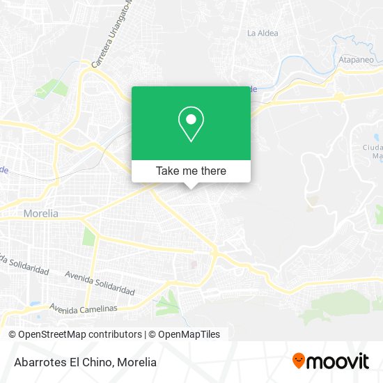 Mapa de Abarrotes El Chino