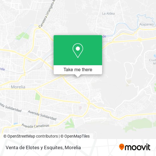 Venta de Elotes y Esquites map