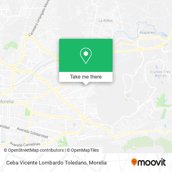 Mapa de Ceba Vicente Lombardo Toledano