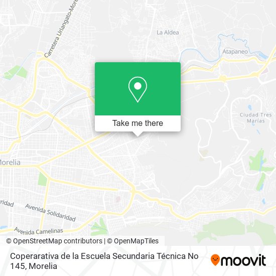 Coperarativa de la Escuela Secundaria Técnica No 145 map