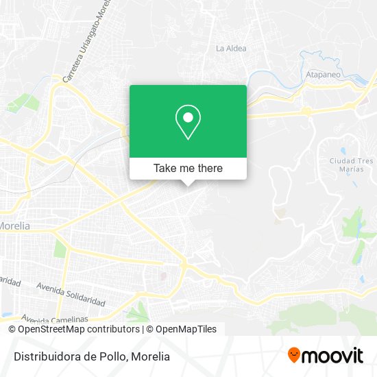Distribuidora de Pollo map