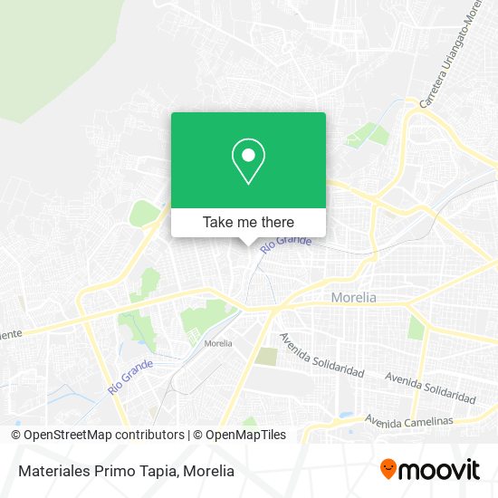 Materiales Primo Tapia map