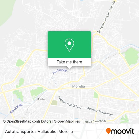 Autotransportes Valladolid map