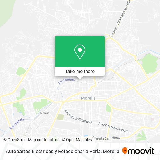 Mapa de Autopartes Electricas y Refaccionaria Perla