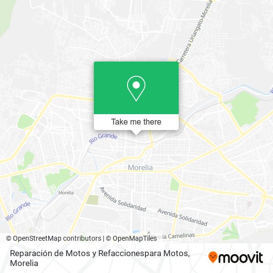Reparación de Motos y Refaccionespara Motos map