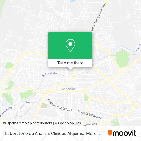 Laboratorio de Análisis Clinicos Alquimia map