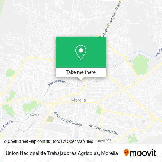 Mapa de Union Nacional de Trabajadores Agricolas