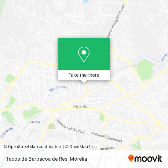 Tacos de Barbacoa de Res map