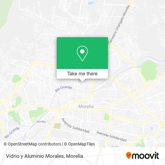 Vidrio y Aluminio Morales map