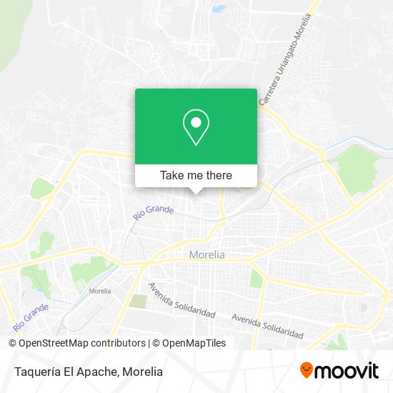 Taquería El Apache map