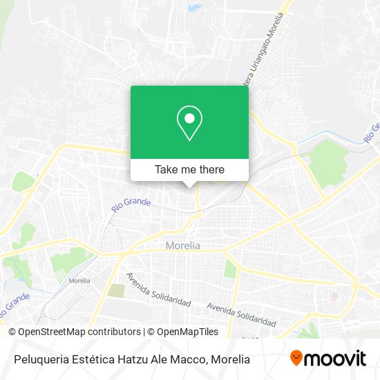 Mapa de Peluqueria Estética Hatzu Ale Macco