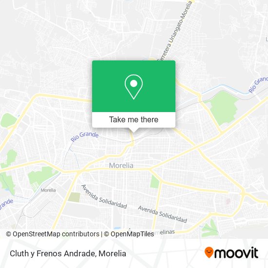 Cluth y Frenos Andrade map