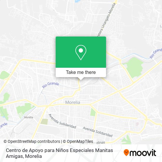 Centro de Apoyo para Niños Especiales Manitas Amigas map